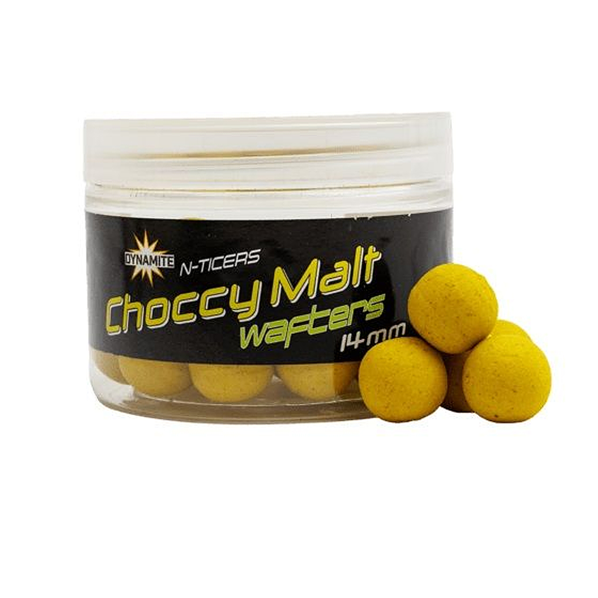 Бойлы Dynamite Baits Wafters N-Ticers Choccy Malt 14mm