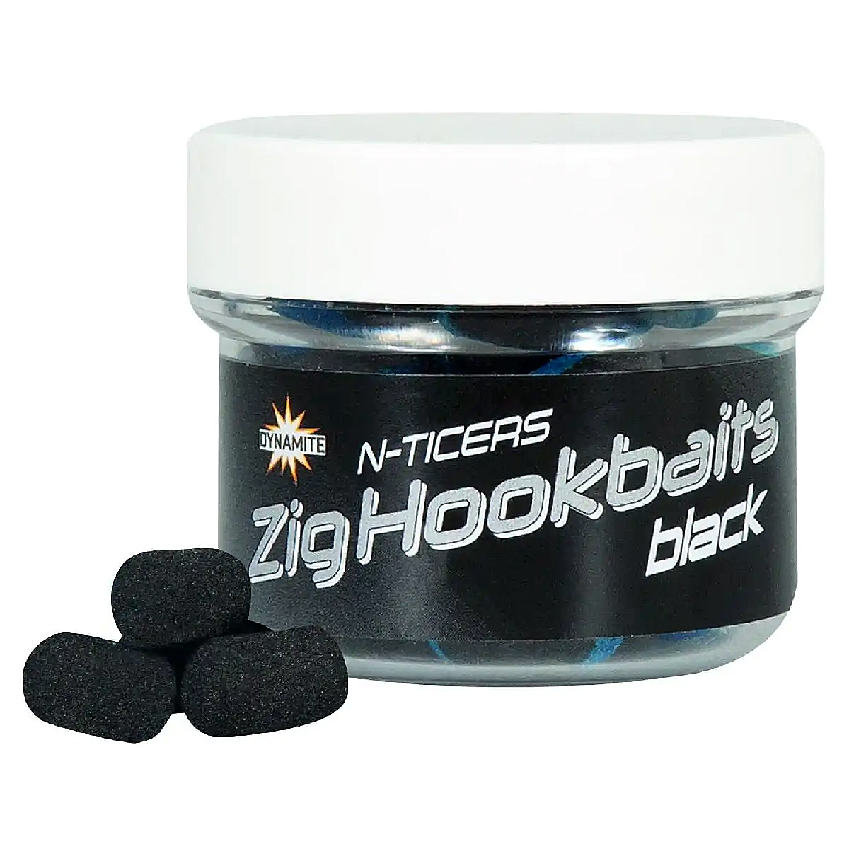 Пеллетс Dynamite Baits N-Ticers Zig Hookbaits Black 12х6 mm