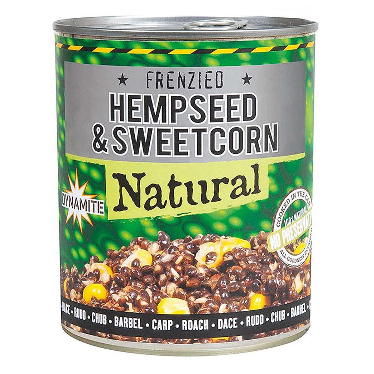 Зерновая смесь Dynamite Baits Frenzied Hempseed & Sweetcorn Can 700g
