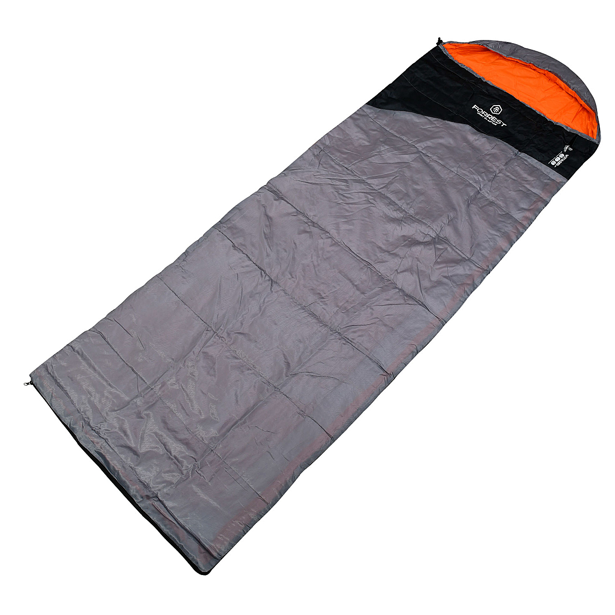 Спальний мішок Forrest Voyager 20°C Sleeping Bag Gray-Black Right