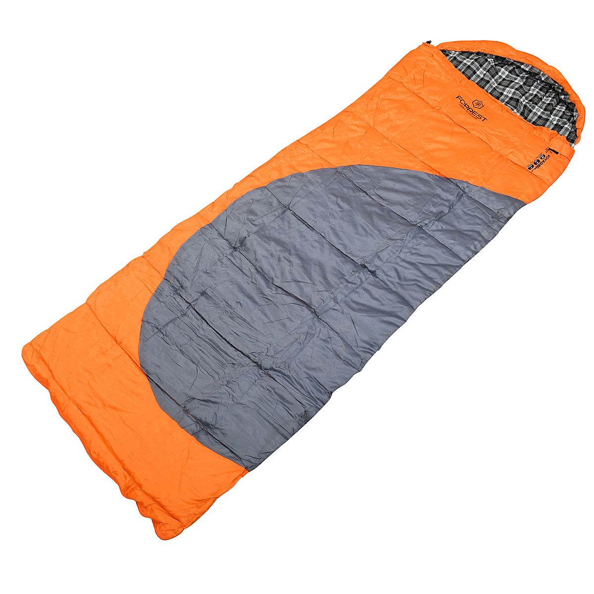 Спальний мішок Forrest Voyager 16°C Sleeping Bag Orange-Gray Right