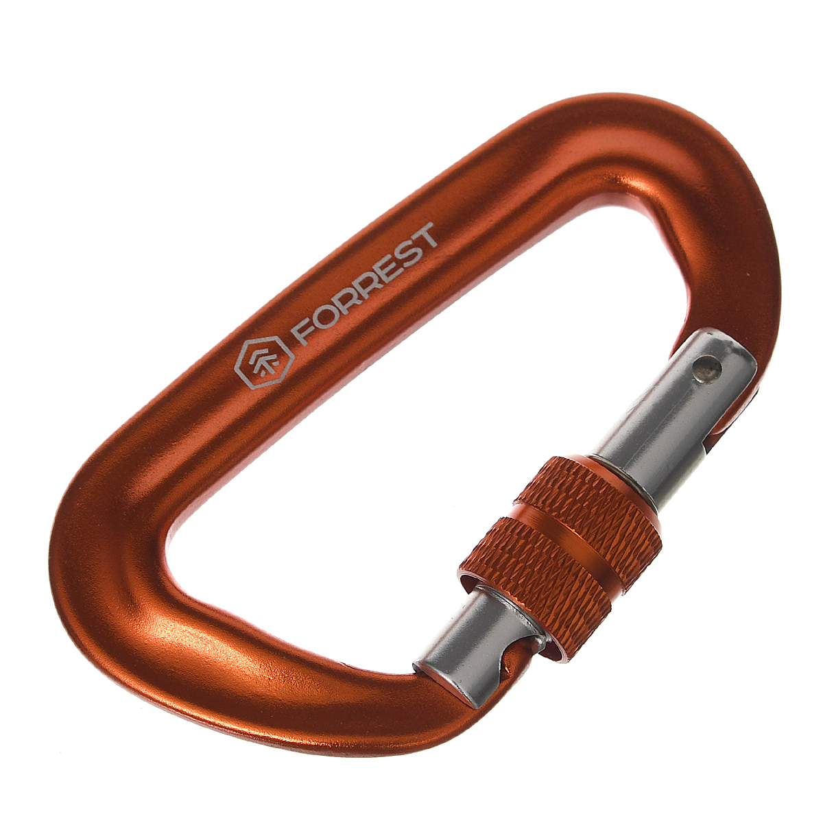 Карабин Forrest D-shape Lorck Climbing Carabiner 81x50mm Orange