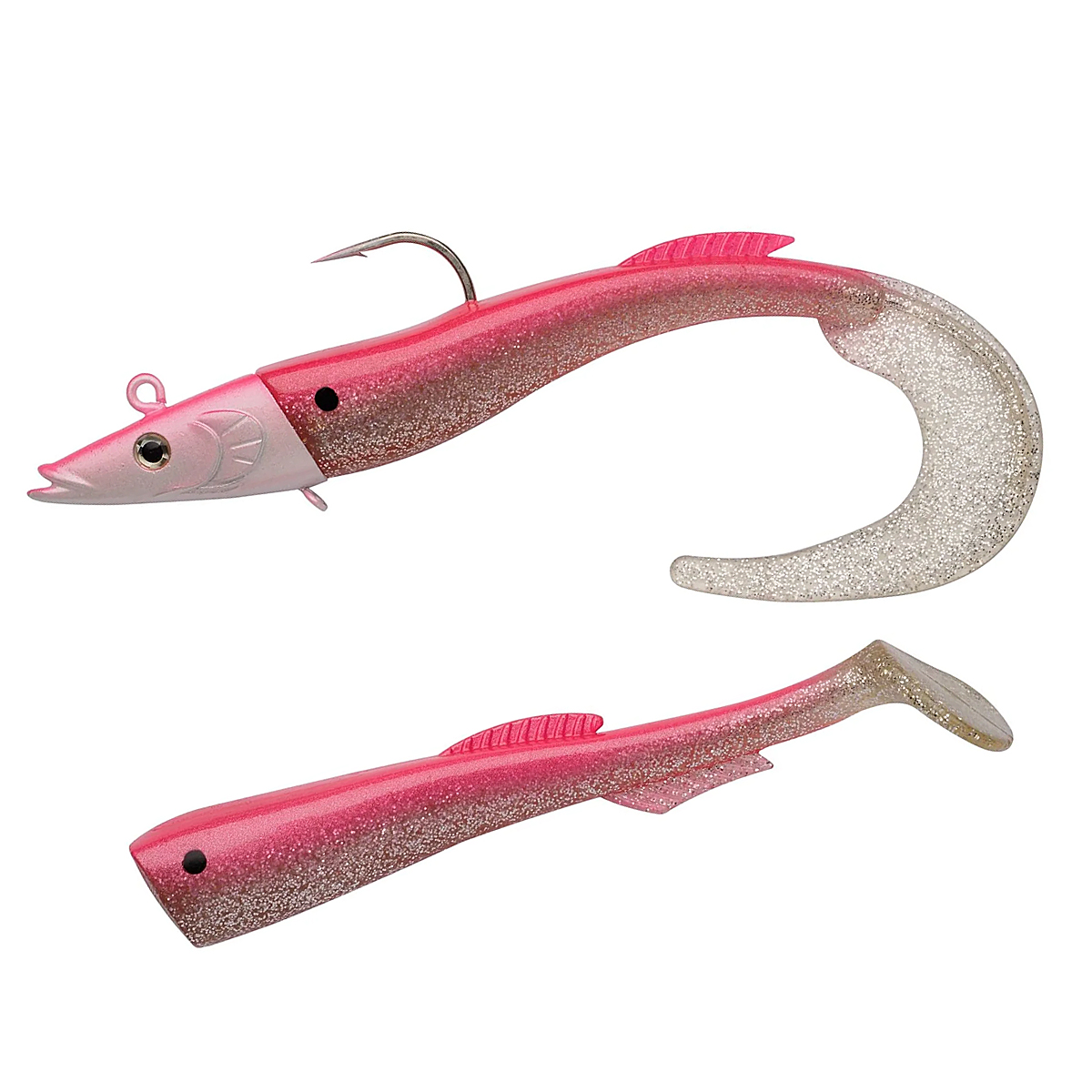 Силікон Berkley PowerBait Sandeel 210mm #Metallic Pink