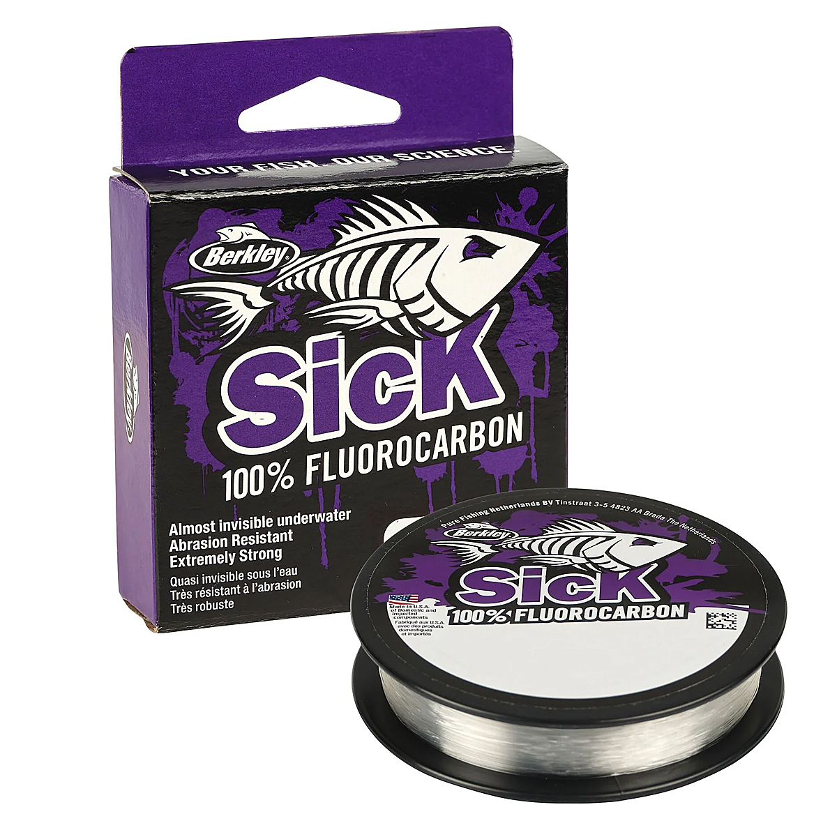 Флюрокарбон Berkley Sick Fluorocarbon Leader 50m 12.6kg 0.40mm #Clear