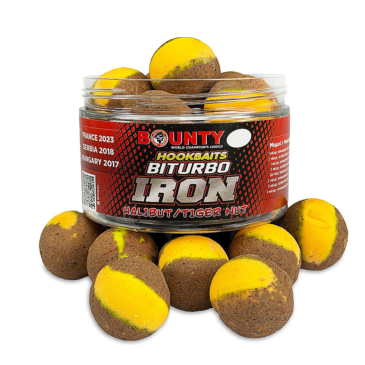 Преміум насадка Bounty Biturbo Iron Halibut/Tiger Nut 16/20mm