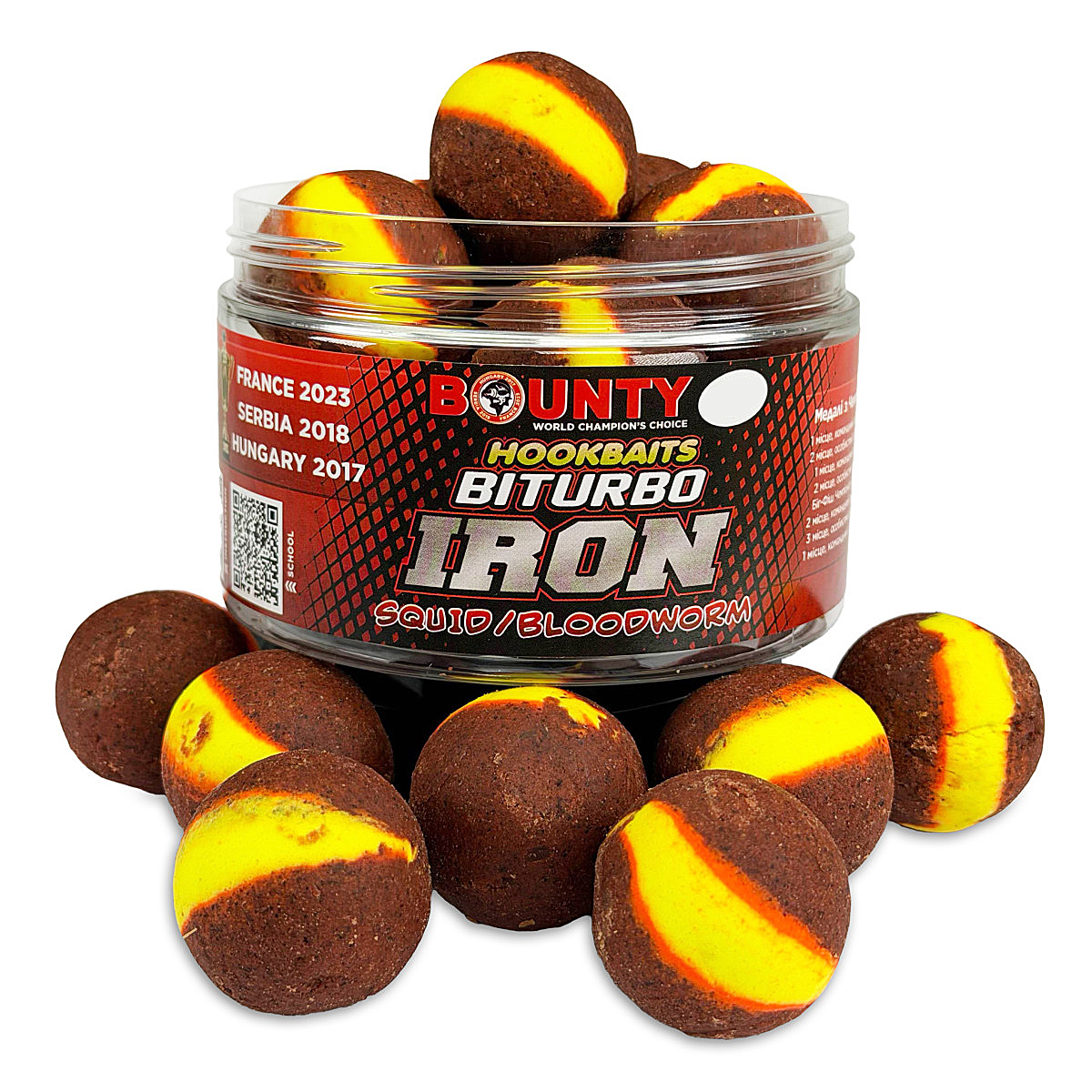 Преміум насадка Bounty Biturbo Iron Squid/Bloodworm 24mm