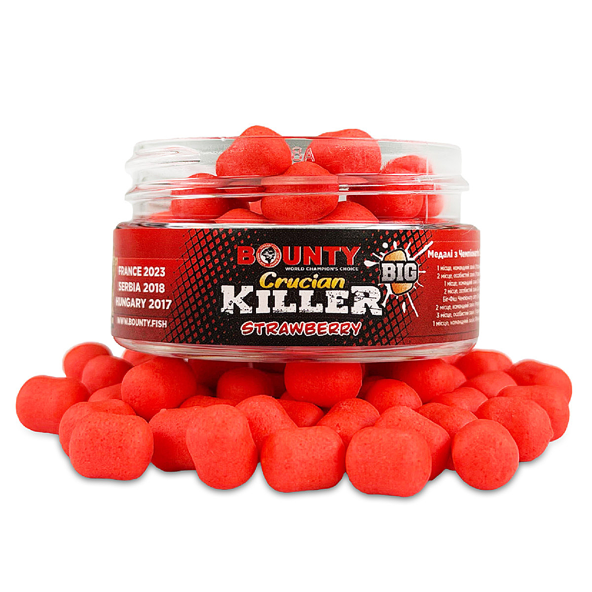 Бойли Bounty Big Wafters Crucian Killer Strawberry