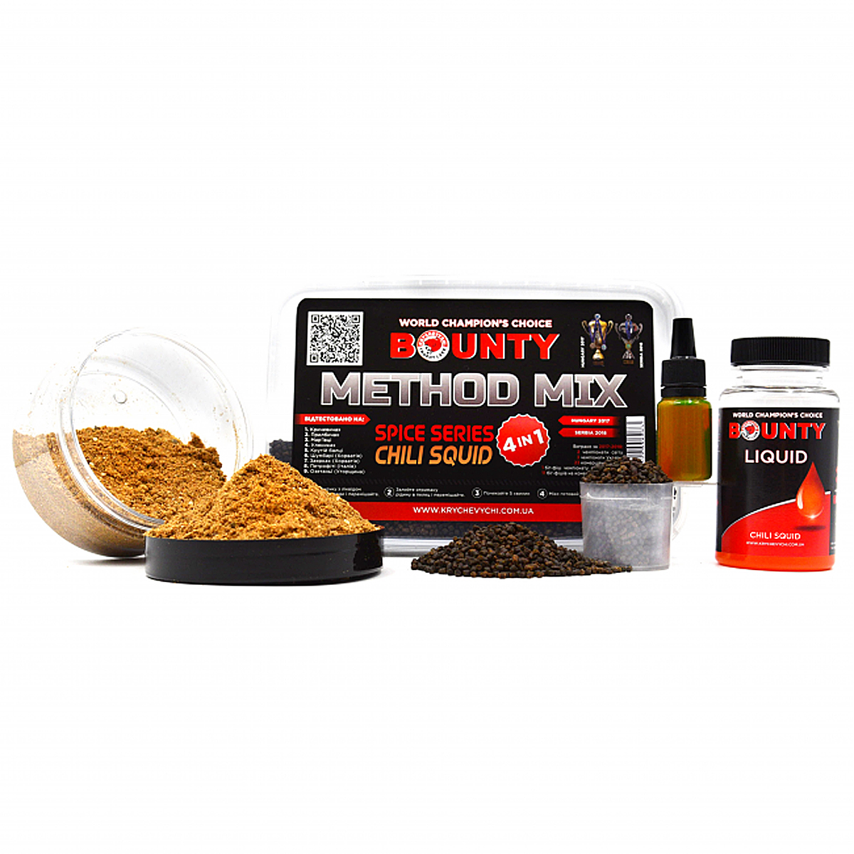 Прикормка Bounty Method Mix4in1 Afro Muha фото 32
