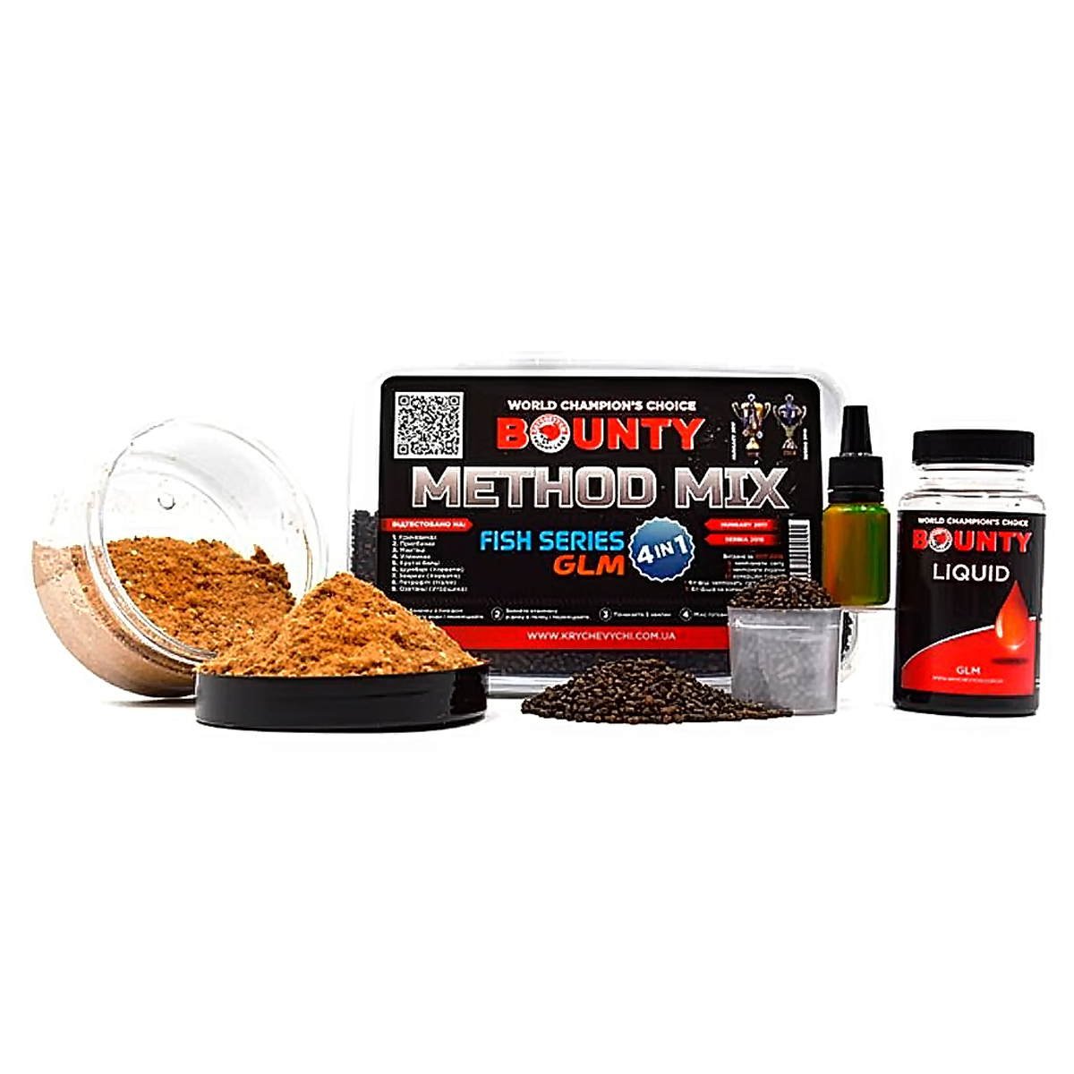 Прикормка Bounty Method Mix4in1 Afro Muha фото 9