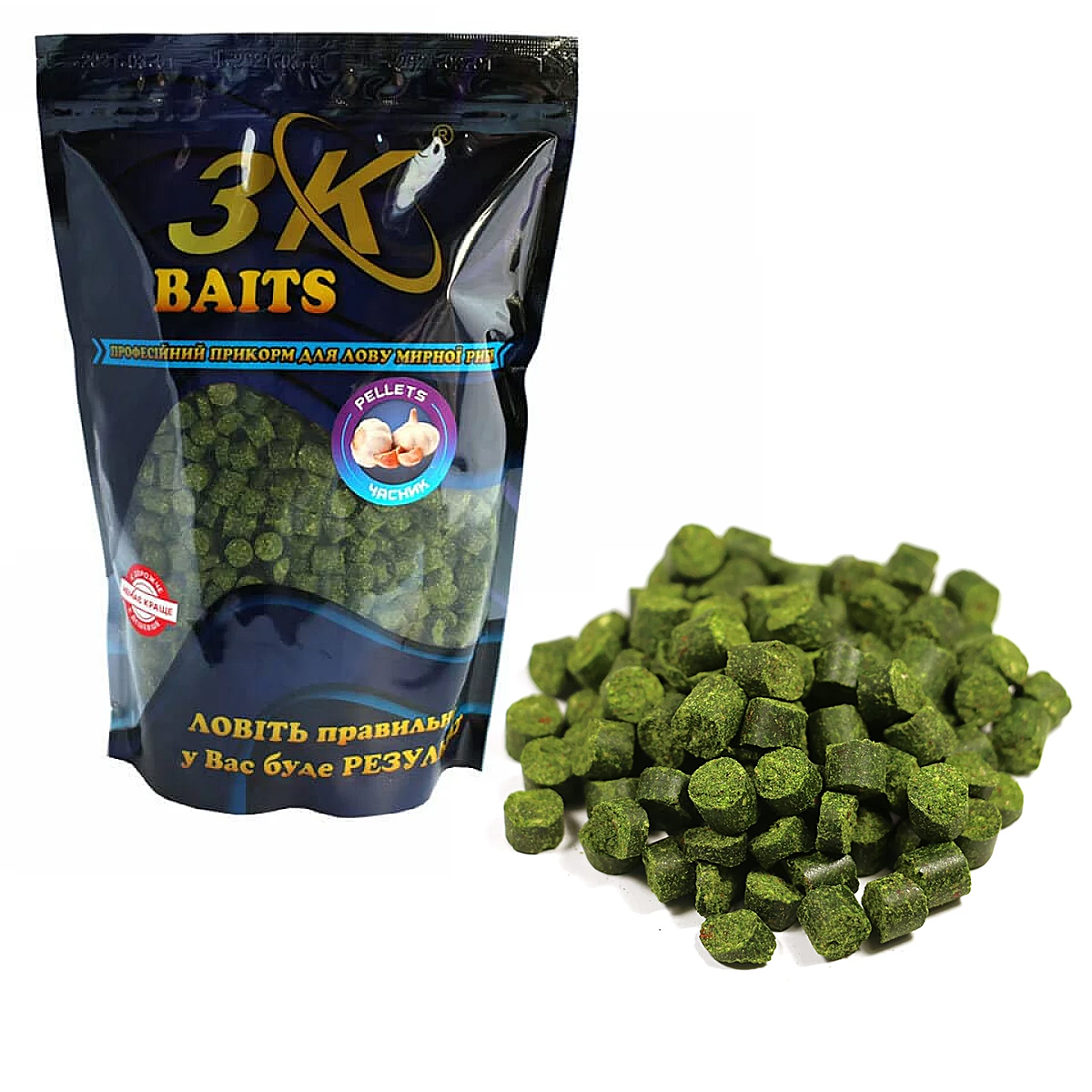 Пелетс 3KBaits Краб 2mm 0.8kg фото 12