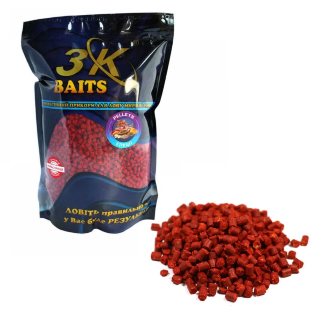 Пеллетс 3KBaits Специи 4mm 0.8kg