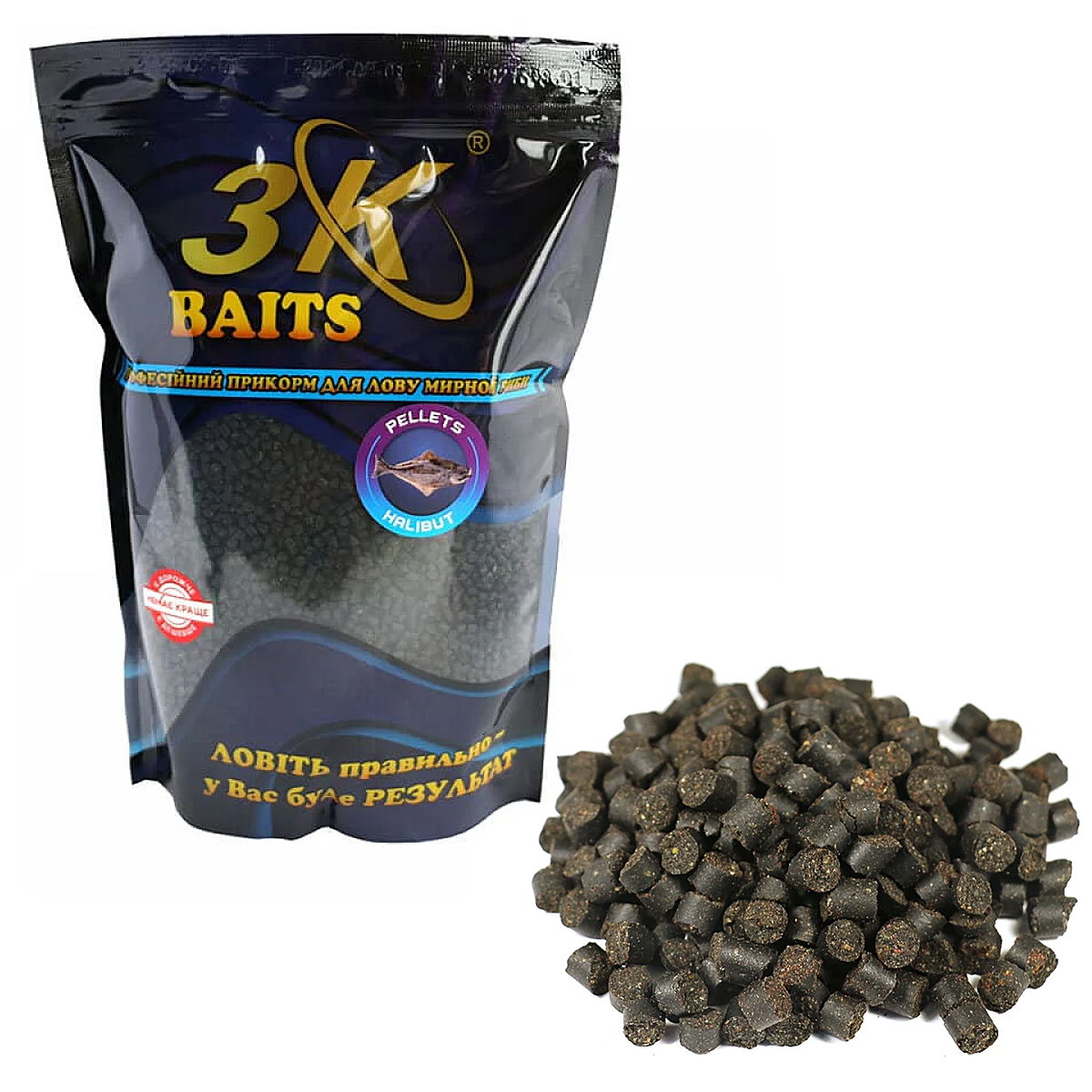 Пеллетс 3KBaits Мед 4mm 0.8kg фото 8