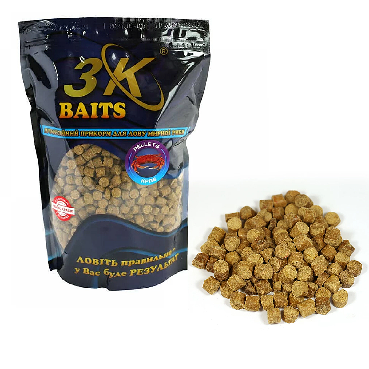 Пеллетс 3KBaits Чеснок 2mm 0.8kg фото 7