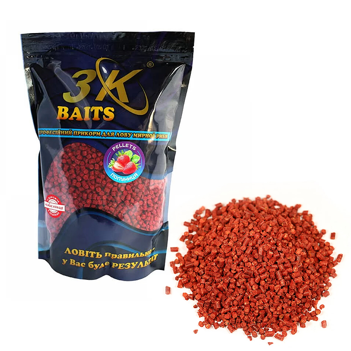 Пеллетс 3KBaits Мед 8mm 0.8kg фото 11
