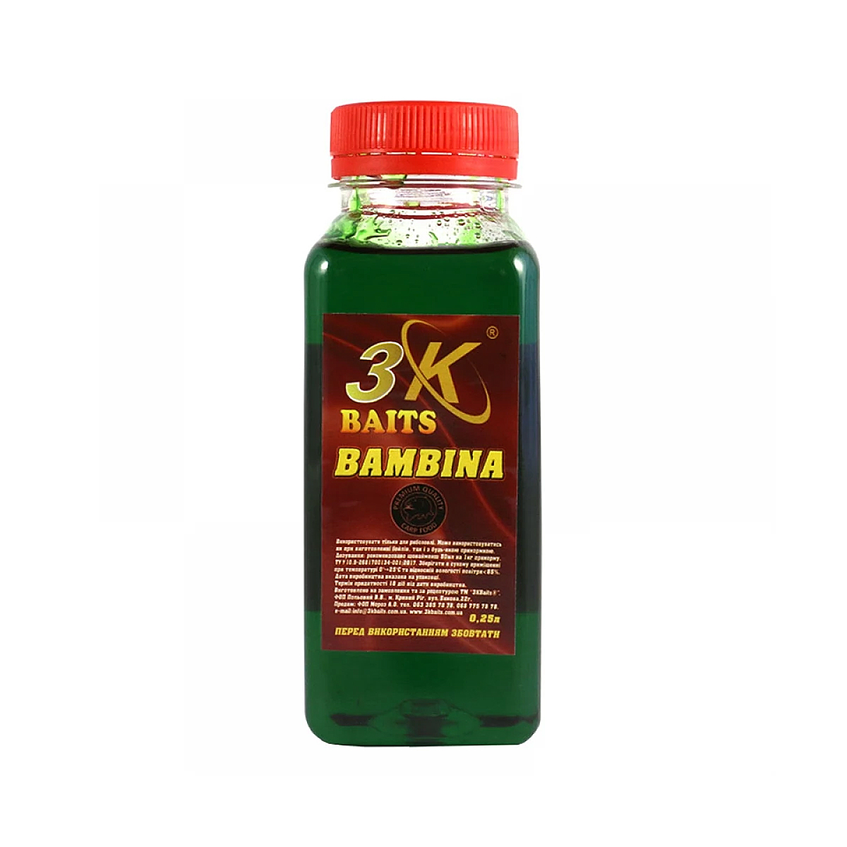 Аттрактант 3KBaits Bambina Чеснок 250ml