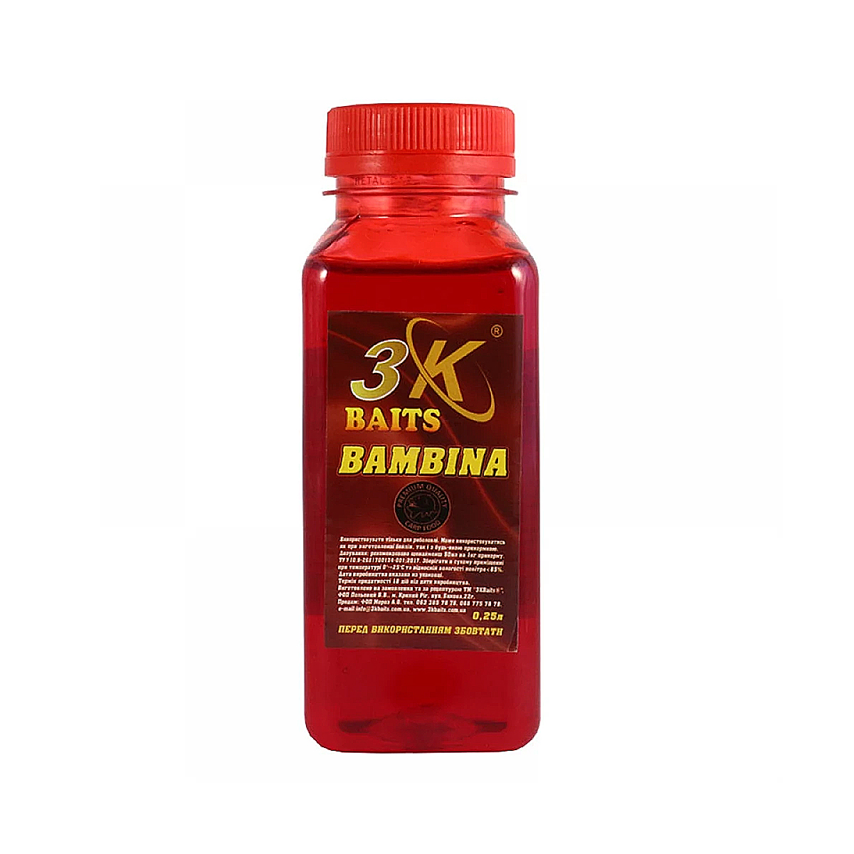 Аттрактант 3KBaits Bambina Клубника 250ml