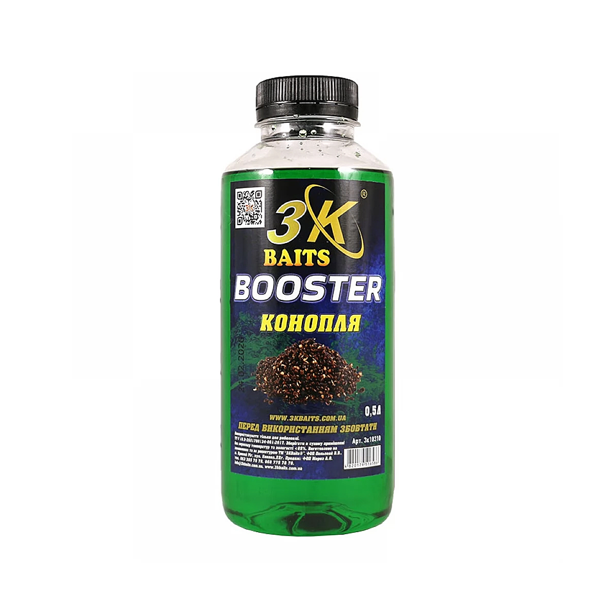 Бустер 3KBaits Конопля 500ml