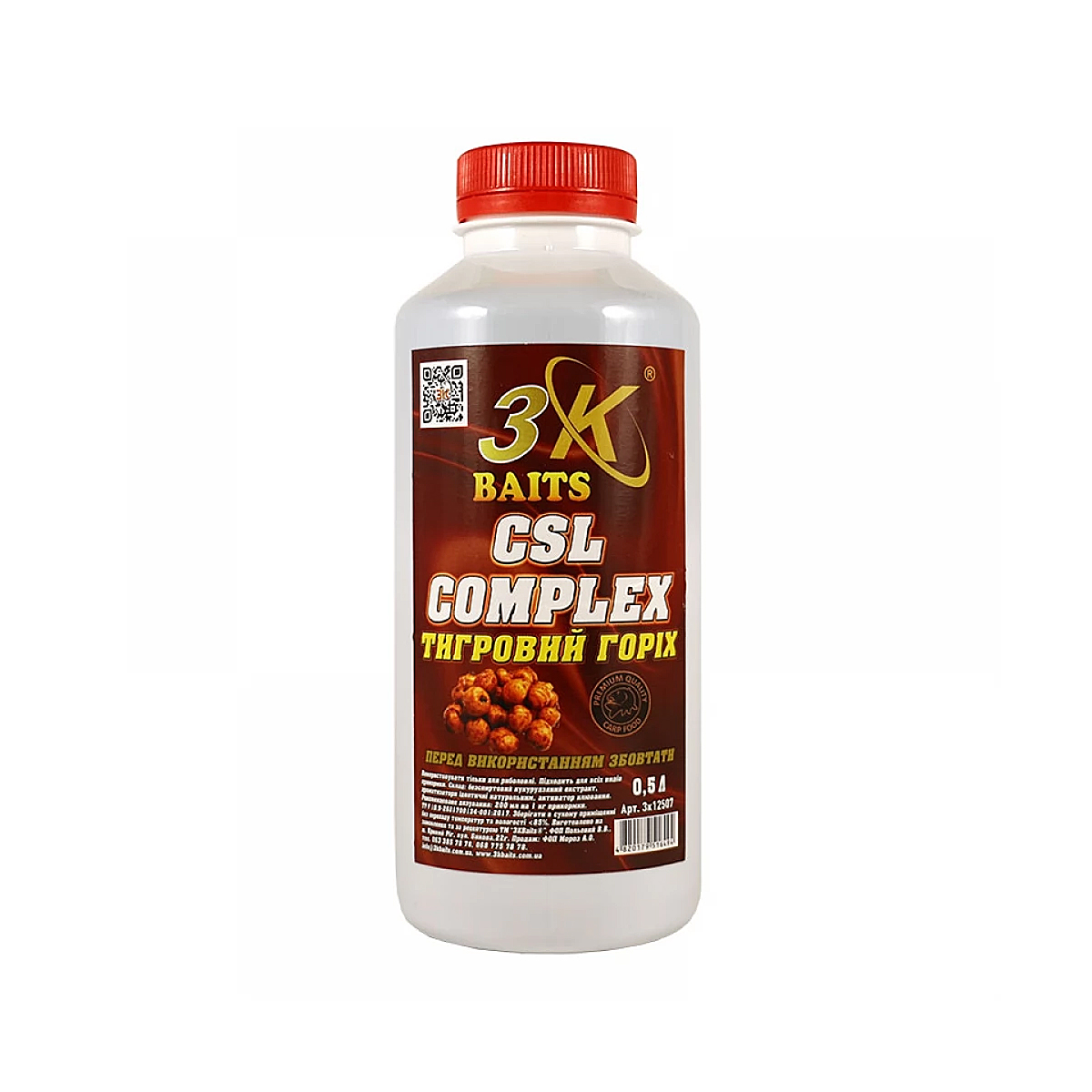 Ликвид 3KBaits Кукурузный ликер CSL Complex тигровый орех 500ml