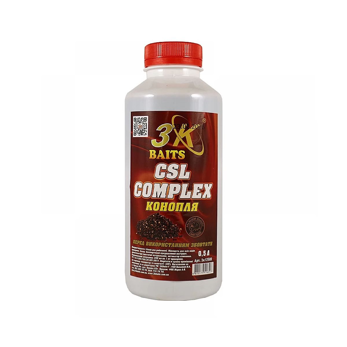 Ликвид 3KBaits Кукурузный ликер CSL Complex конопля 500ml