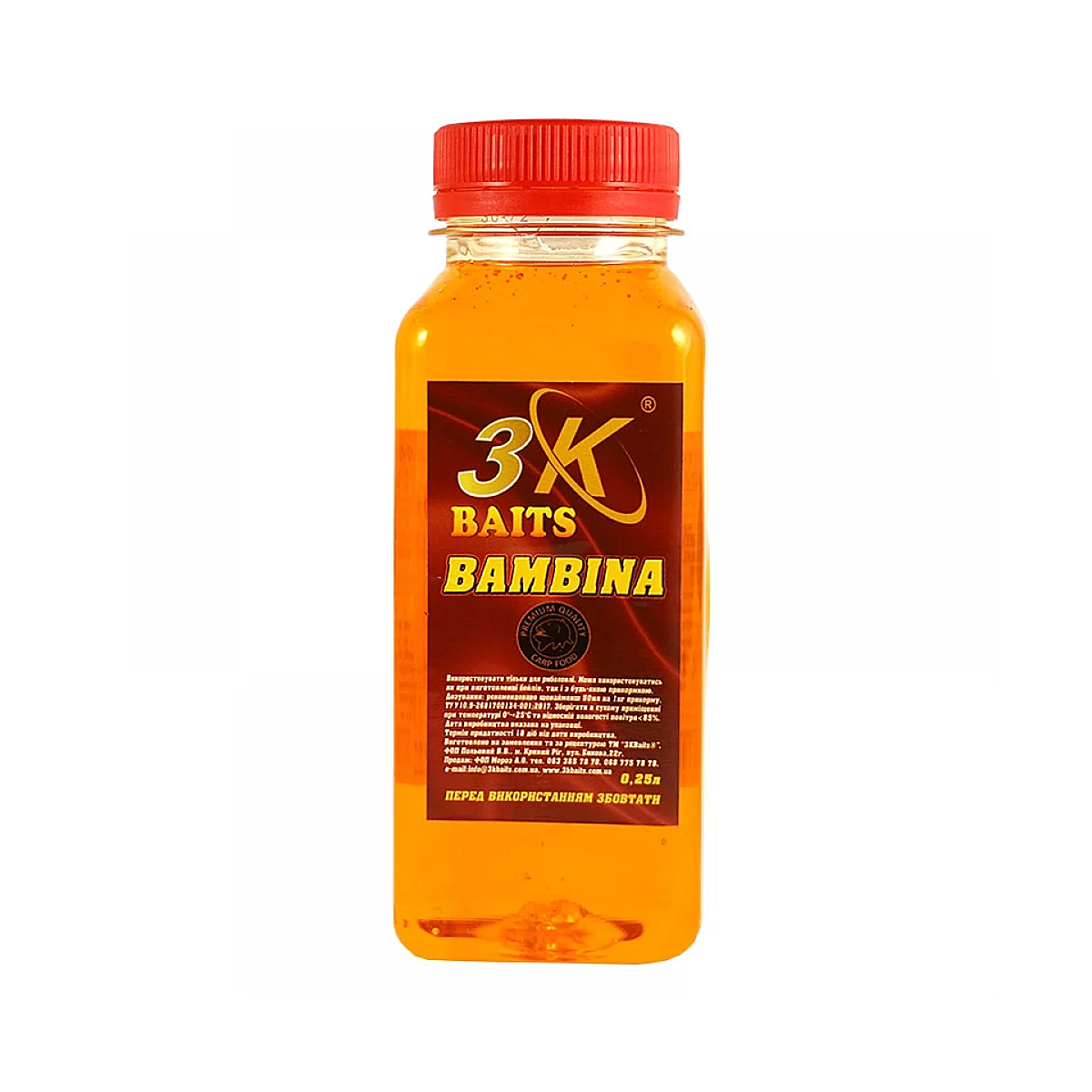 Аттрактант 3KBaits Bambina Мед 250ml