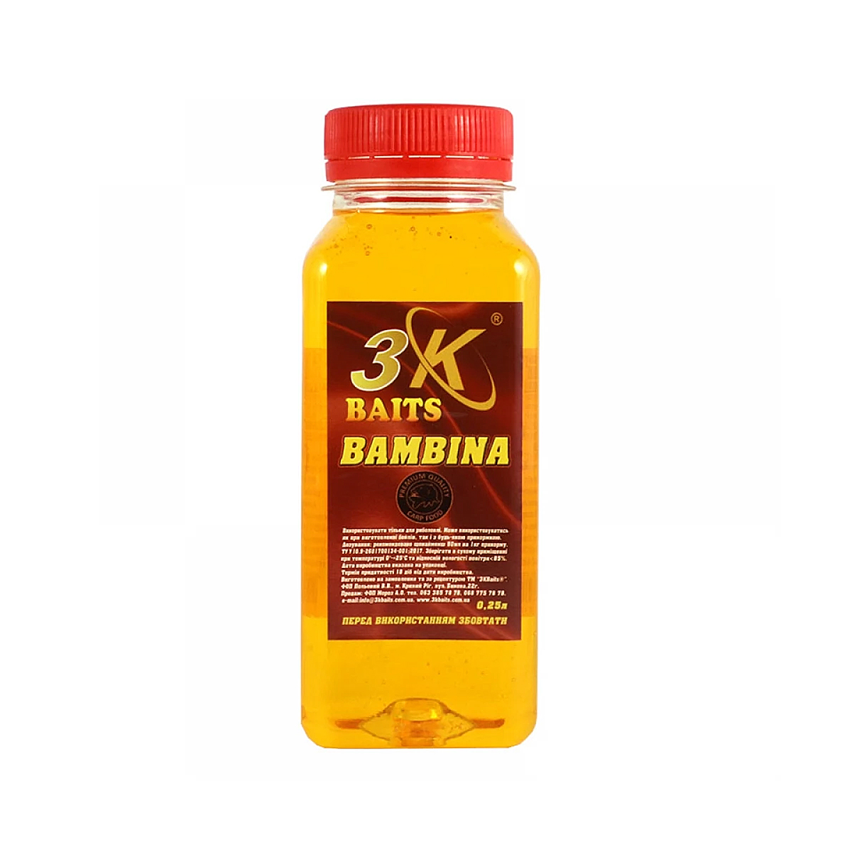 Аттрактант 3KBaits Bambina Сладкая кукуруза 250ml