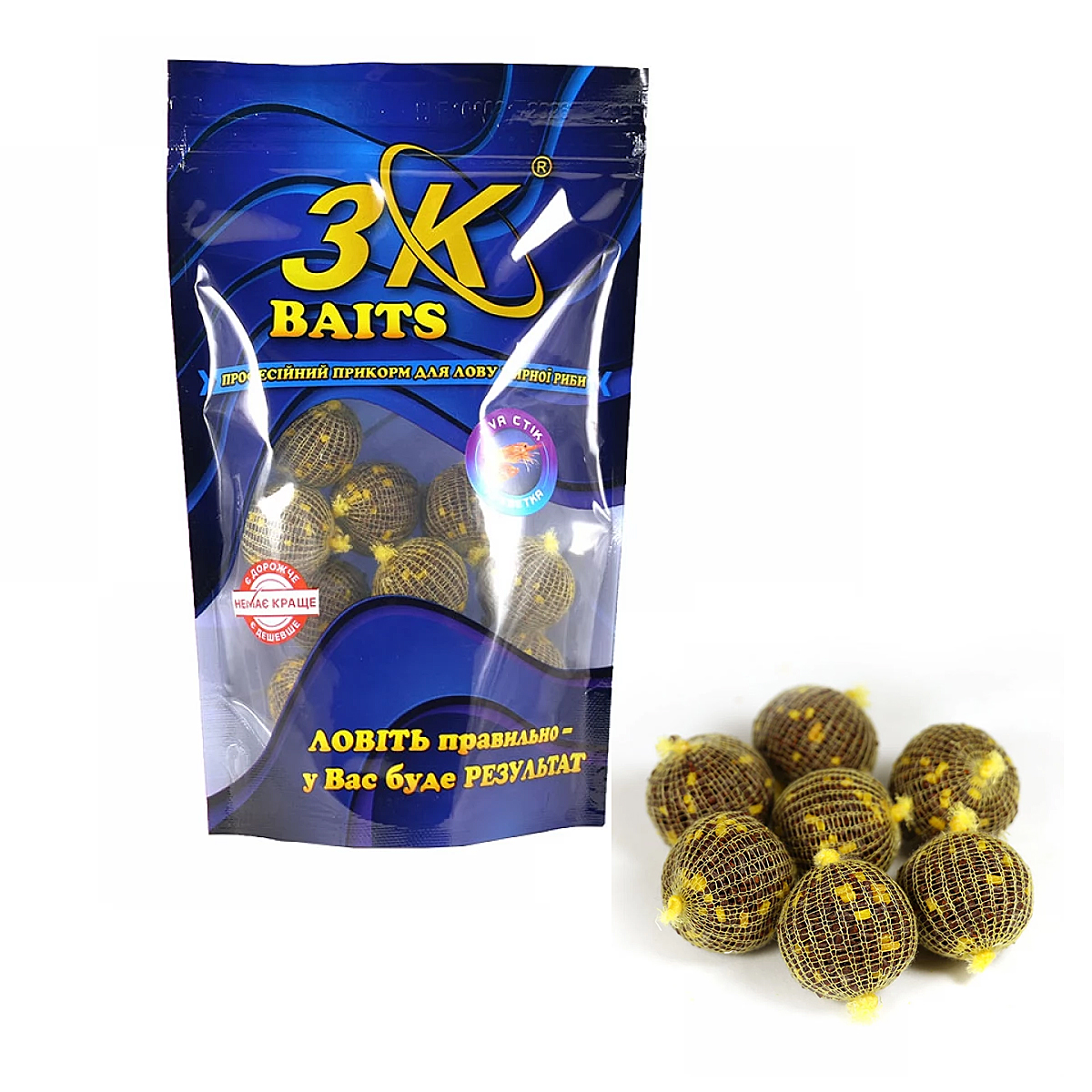 PVA стик пеллетс 3KBaits Креветка 2mm