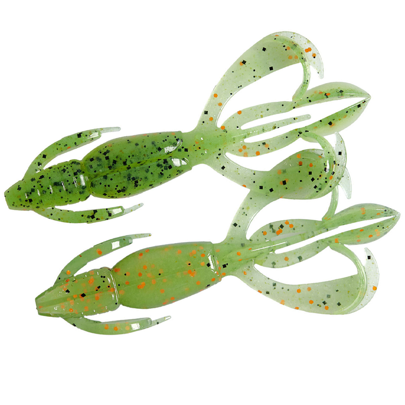 Силікон Keitech Crazy Flapper 3.6" #462T Electric Smoke Craw фото 13