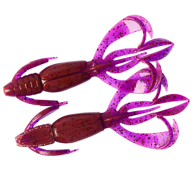 Силікон Keitech Crazy Flapper 3.6" #462T Electric Smoke Craw фото 15