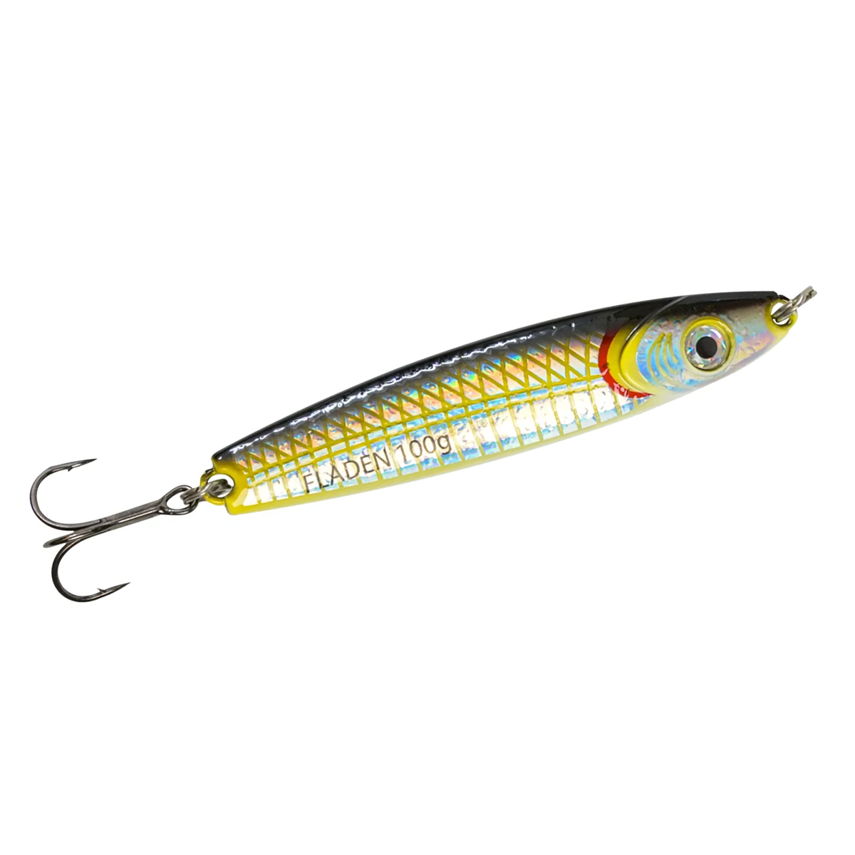 Пількер Fladen HoloTwist 100g Yellow/Black/Silver