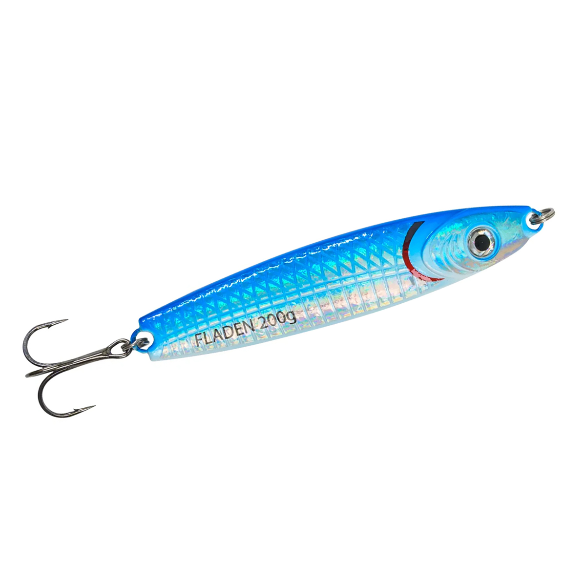 Пилькер Fladen HoloTwist 200g #Blue/Silver