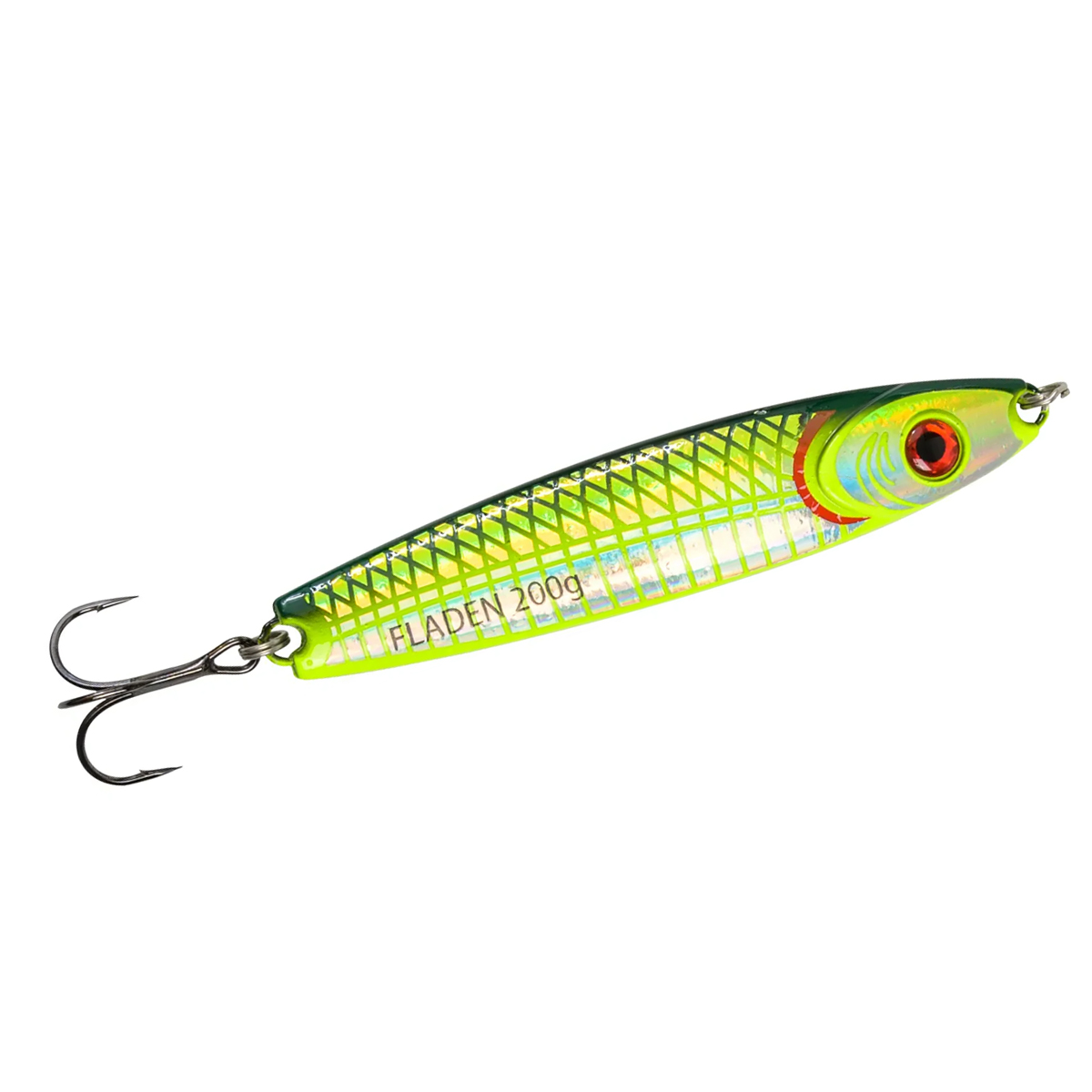 Пилькер Fladen HoloTwist 200g #Green/Silver