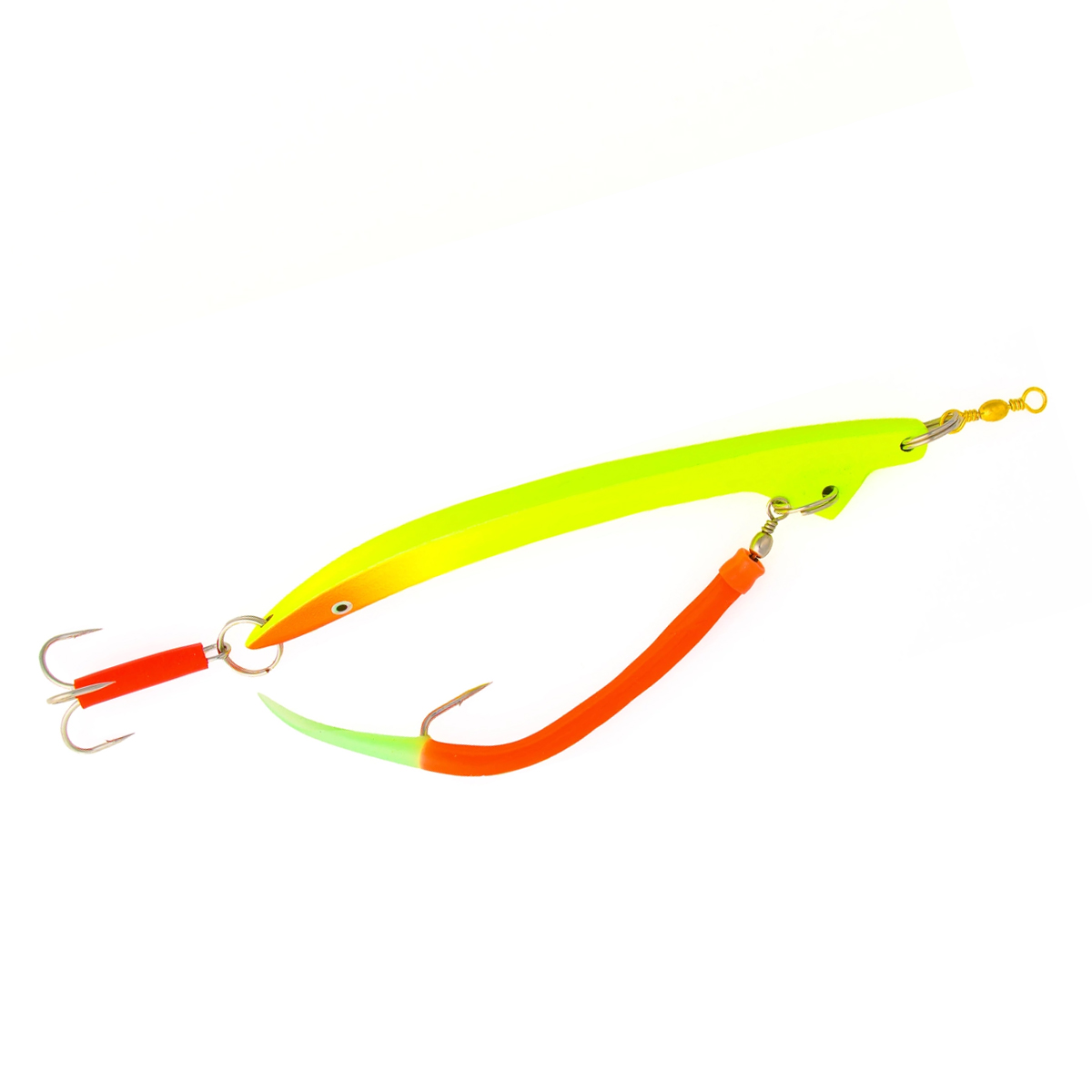 Пількер Fladen Banana pilk w Rubber Mac 200g Red/Yellow