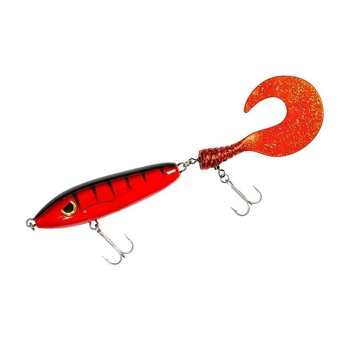 Джерк Fladen Scary Tail 80g Red/Black