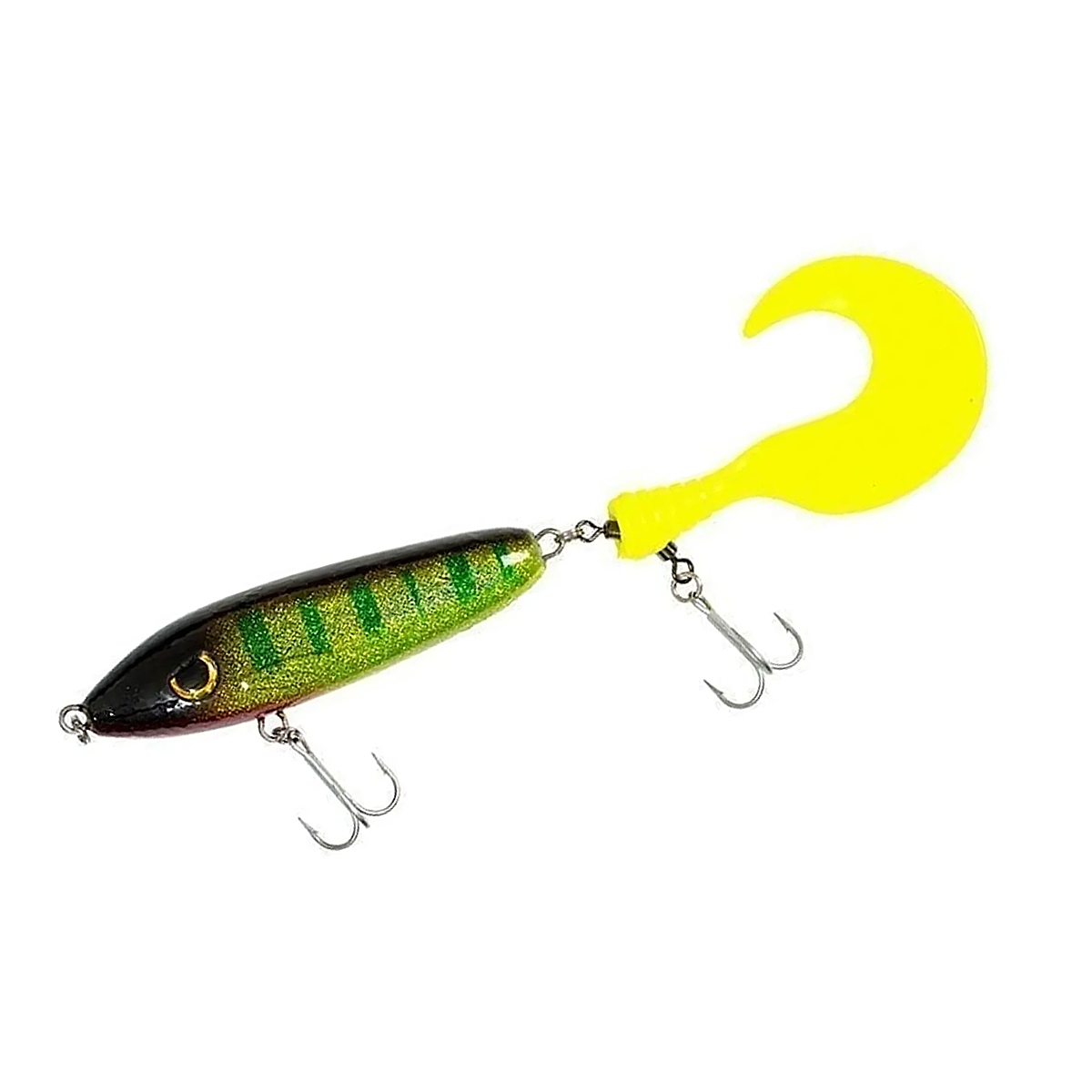 Джерк Fladen Scary Tail 80g Green Explosion