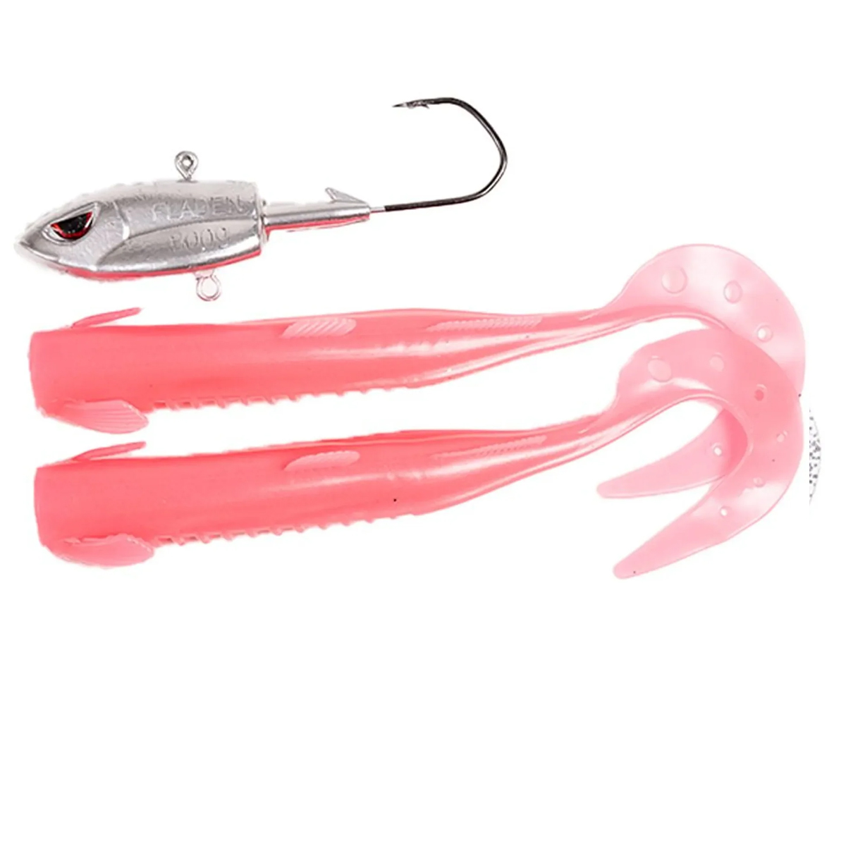 Силикон Fladen Big single tail 400g head 2 bodies Red