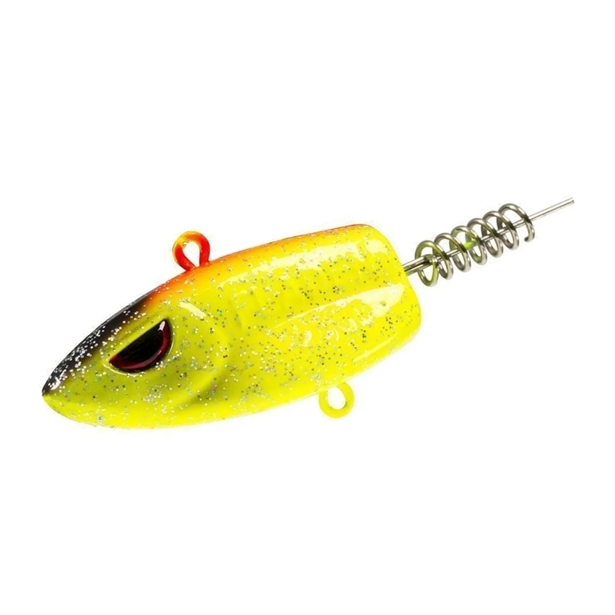Головка вкрутыш Fladen with bait screw 100g Orange/Yellow