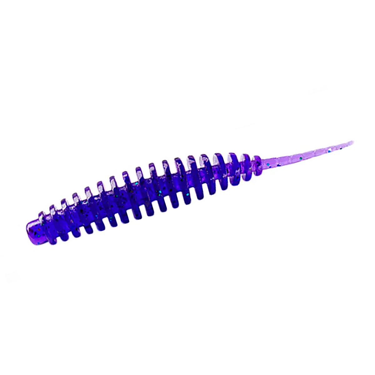 Силикон FishUp Tanta 1.3" 10pc #060 Dark Violet/Peacock & Silver