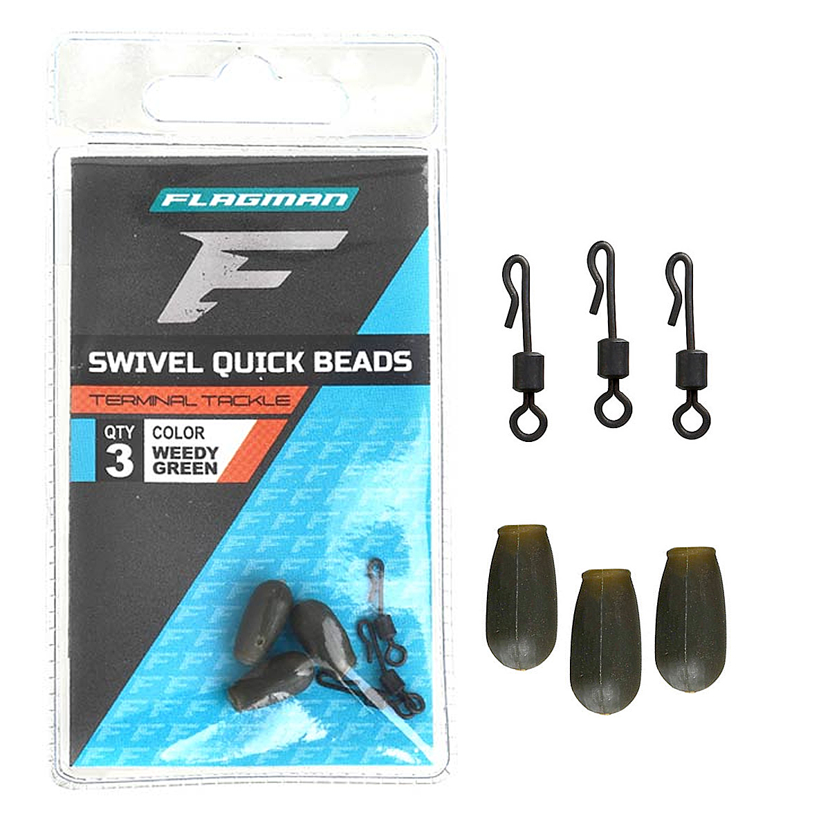Бусина с быстросъемным вертлюгом Swivel Quick Beads