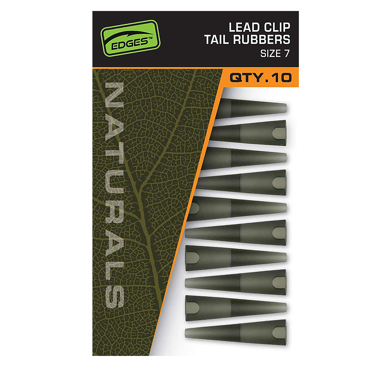 Конус для кліпс Fox Naturals Slik Lead Clip Tail Rubber Size 7 10pcs