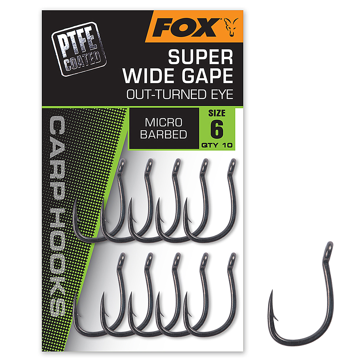 Крючок Fox Super Wide Gape #6