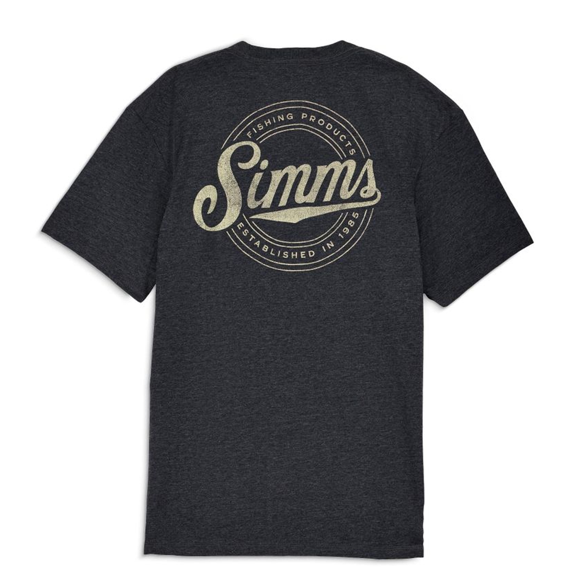 Футболка Simms Circle Lockup T-Shirt Charcoal Heather L фото 3