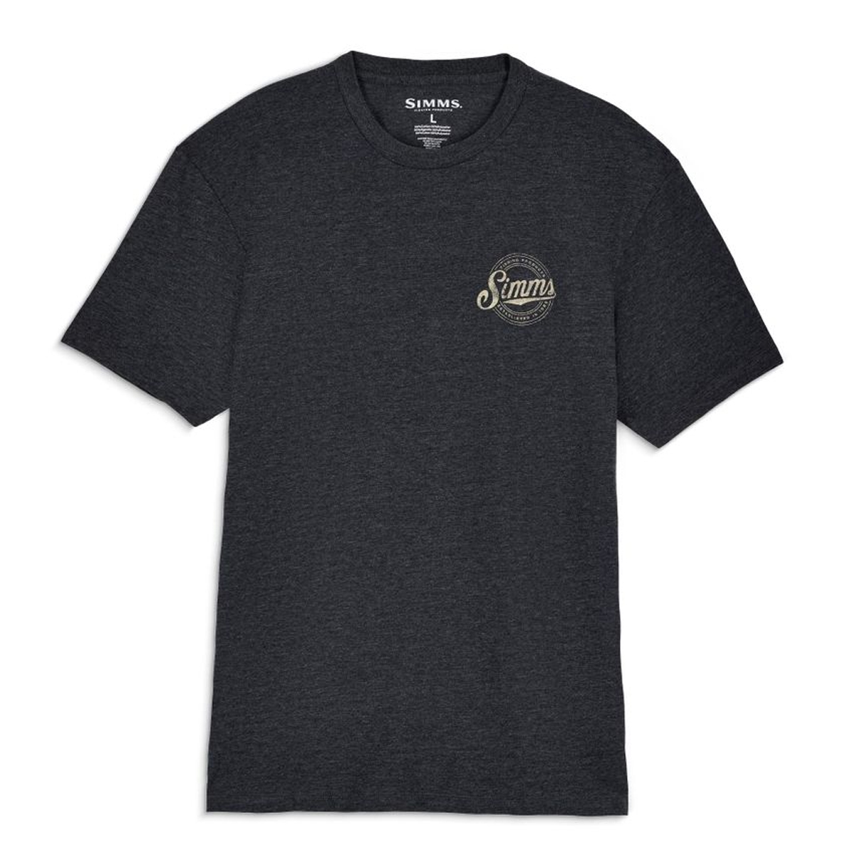 Футболка Simms Circle Lockup T-Shirt Charcoal Heather XL фото 2