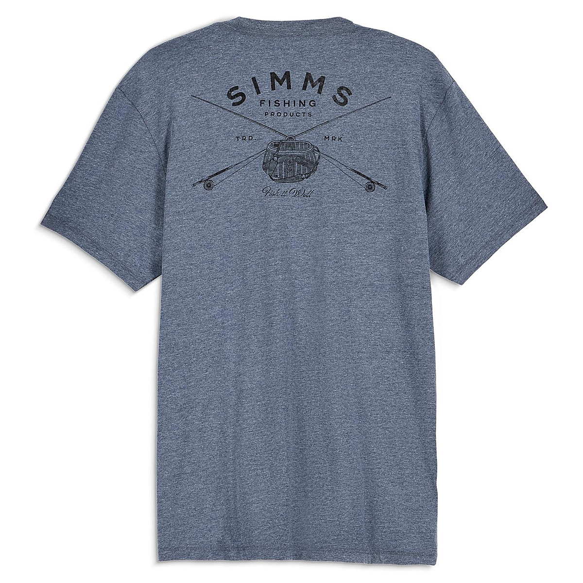 Футболка Simms Classic Tackle T-Shirt Athletic Heather M фото 3