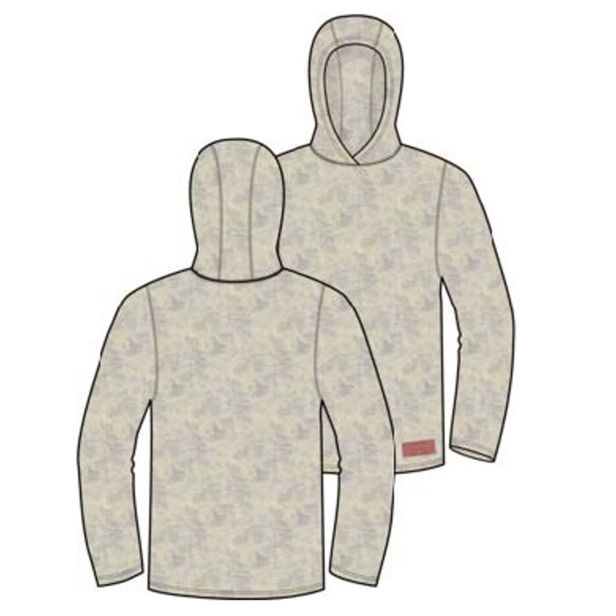 Худи Simms Tech Hoody Windy Lunar Grey S фото 3