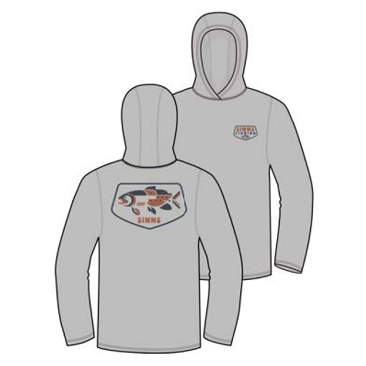 Худі Simms Tech Hoody Overcast Abstract Bass M фото 3