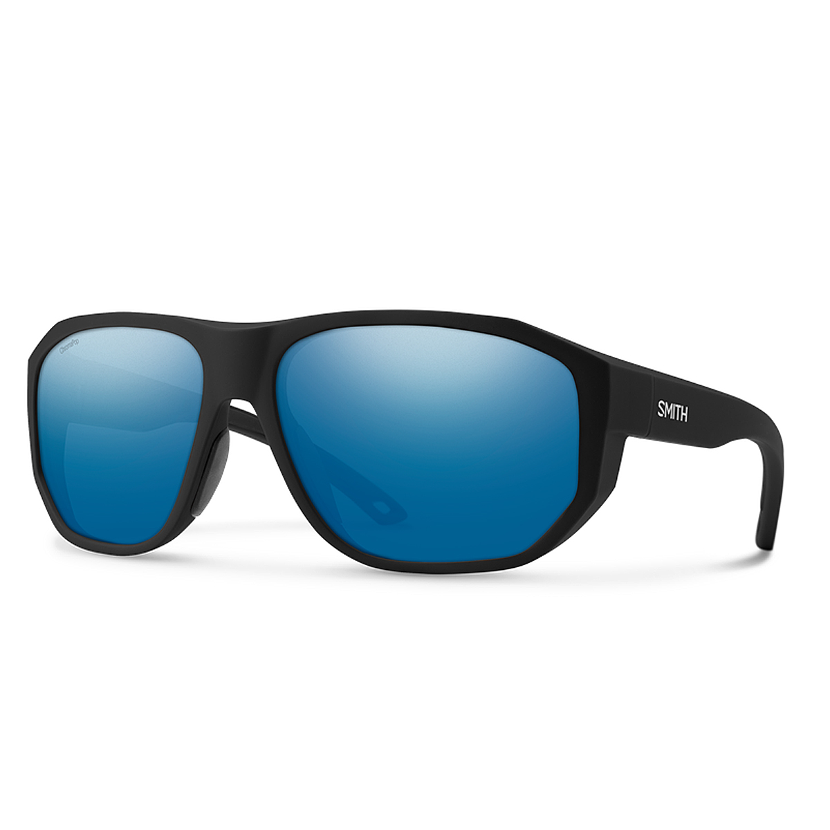 Окуляри Smith Outrigger Matte Black Blue Mirror фото 2