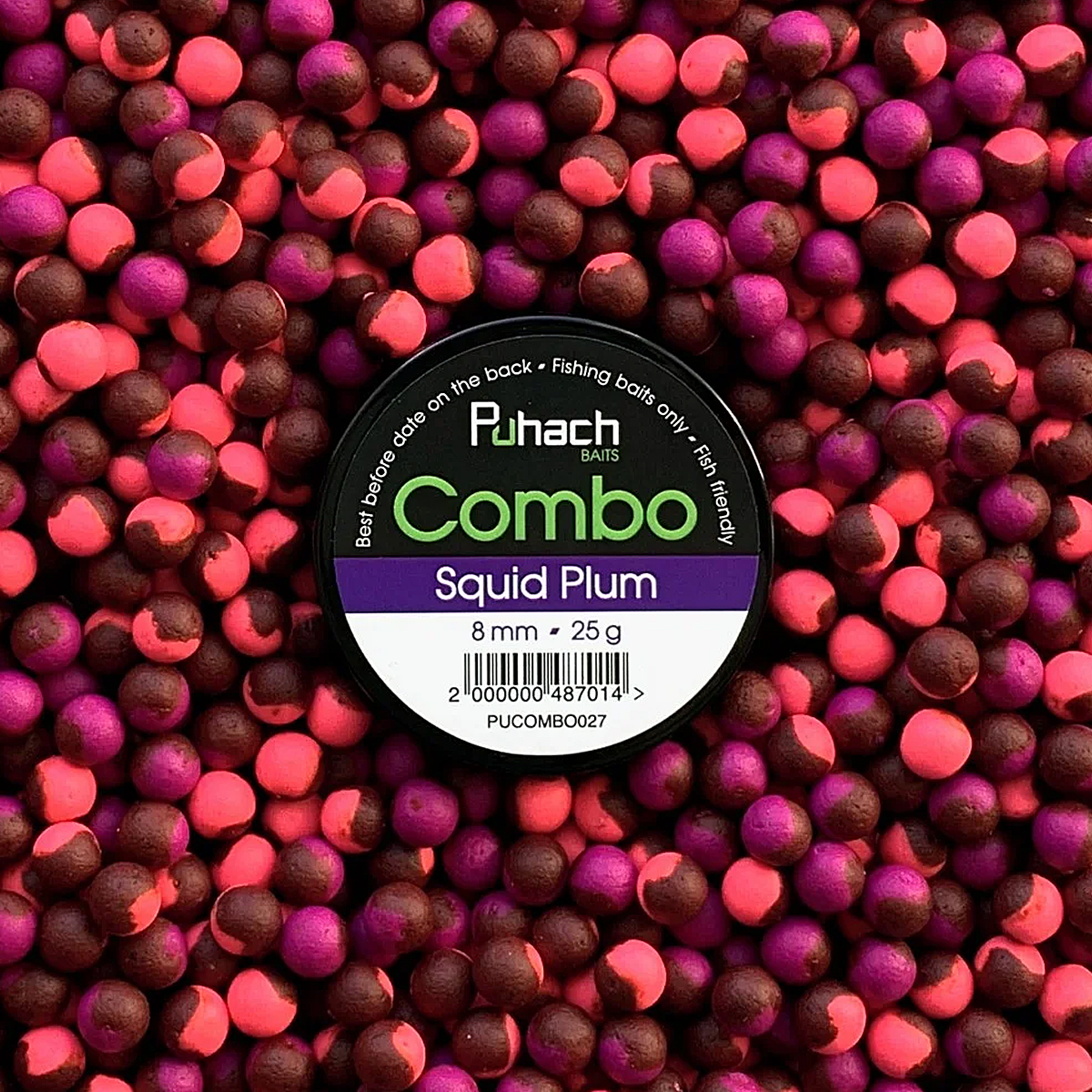 Бойли Puhach Combo 8mm 25g Squid Plum