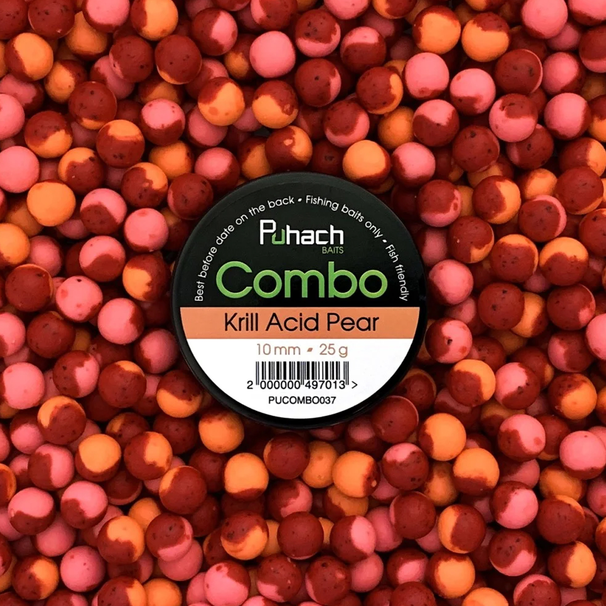 Бойли Puhach Combo 10mm 25g Krill Acid Pear