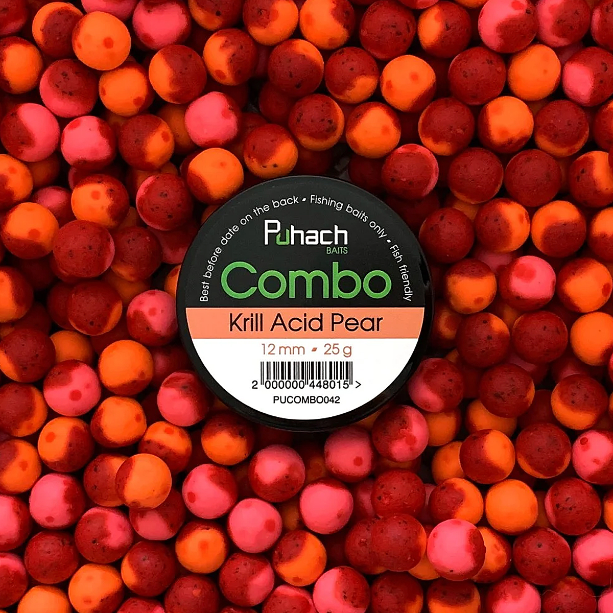 Бойли Puhach Combo 12mm 25g Krill Acid Pear