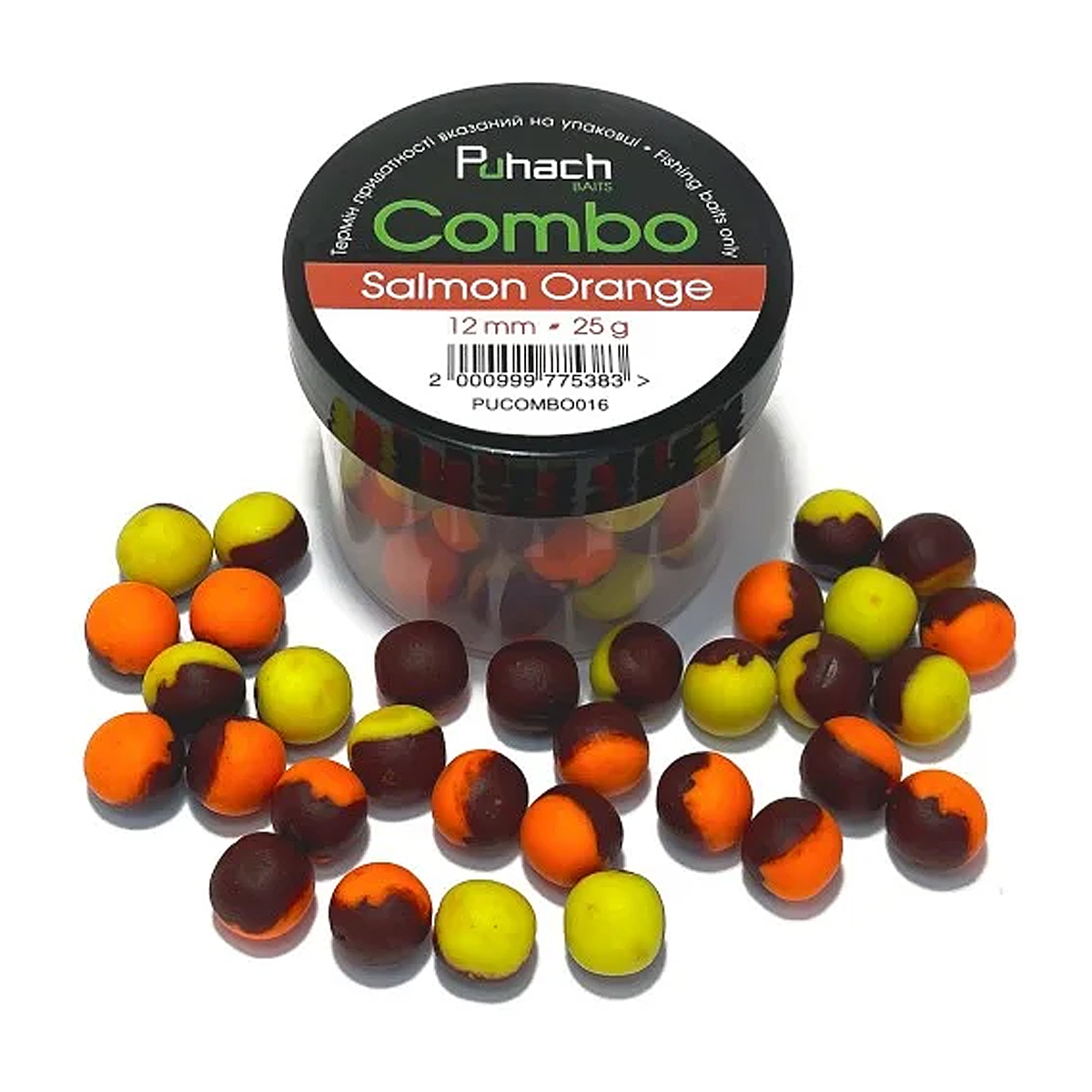 Бойли Puhach Combo 15mm 25g Salmon Orange